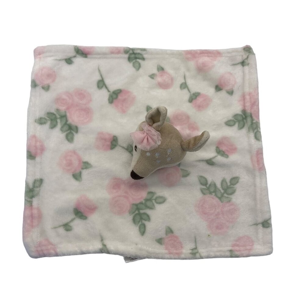 Hudson Baby HB Deer Fawn Lovey Security Blanket Stuffed Animal Plush
